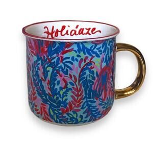 Lilly Pulitzer Colorful Ceramic Mug - Holiáazé Collection